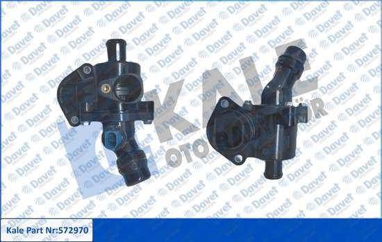 ZTH1209 Termostat Komple 105 C Audi A4 (8e2,B6) 1.6 - 2.0 Fsi 2000-2004 / Seat Exeo 1.6 2008-